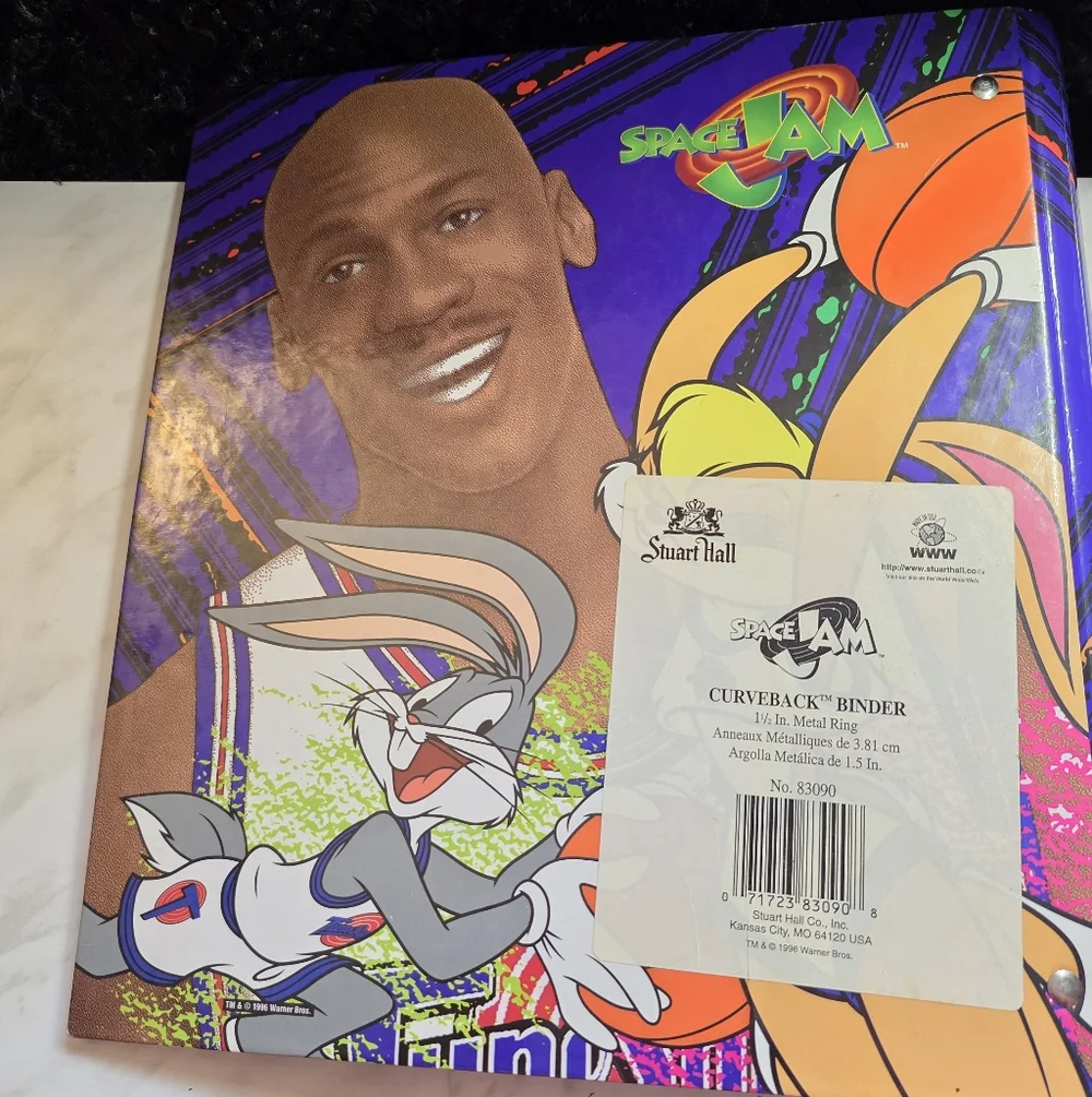Space Jam binder